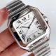 Grade A Replica Cartier Santos Stainless Steel Watch 9015 Automatic Movement (2)_th.jpg